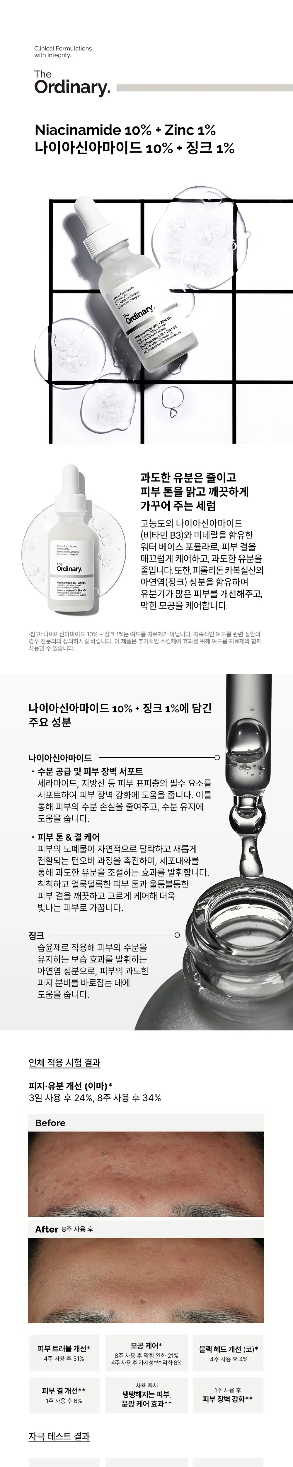 [단독/대용량] 디오디너리 나이아신아마이드 10% + 징크 1% 120ml 상세페이지 1